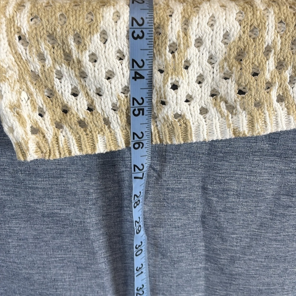 Ruby Rd. Women’s Pointelle Knit 3/4 Sleeves Ruched Side Top Size XL - Picture 5 of 5